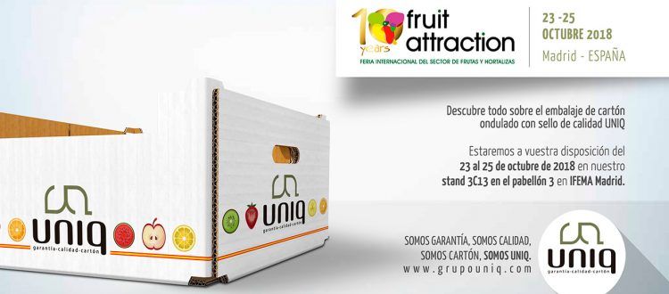 UNIQ, participa en la X Edición de la Feria Fruit Attraction,
